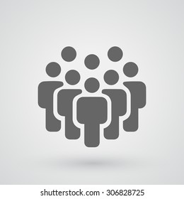 communication icon - group of people 