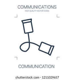communication icon. high quality line communication icon on white background. from communications collection flat trendy vector communication symbol. use for web and mobile
