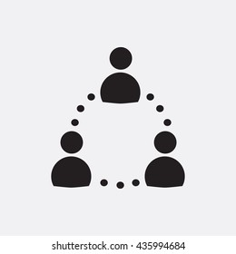 Communication icon illustration isolated vector sign symbol