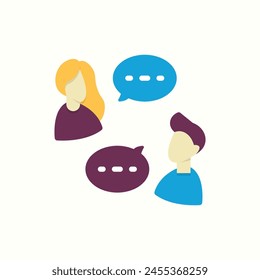 communication icon, isolated icon in light background, perfect for website, blog, logo, graphic design, social media, UI, mobile app