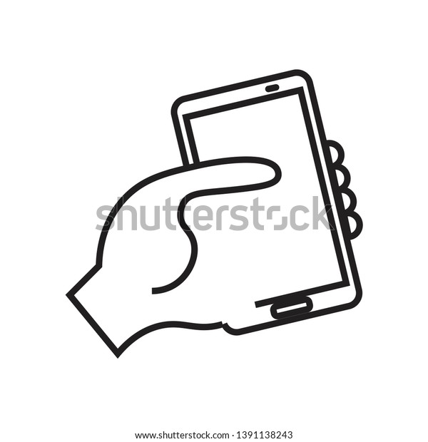 Communication Icon Isolated On White Background Stock Vector