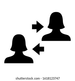 communication icon isolated sign symbol vector illustration - high quality black style vector icons
