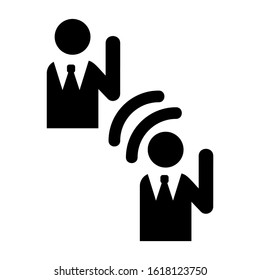 communication icon isolated sign symbol vector illustration - high quality black style vector icons
