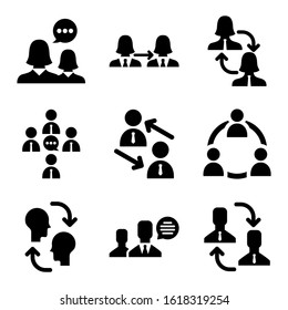 communication icon isolated sign symbol vector illustration - Collection of high quality black style vector icons
