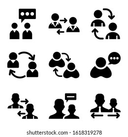 communication icon isolated sign symbol vector illustration - Collection of high quality black style vector icons
