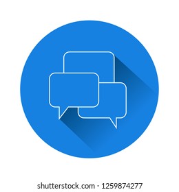 Communication icon, Line drawing, elements are grouped.