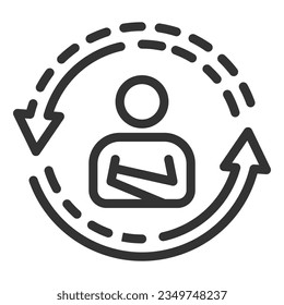 communication icon  line vector design elements pictograms wed logo and infographics 
