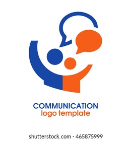 communication icon logo