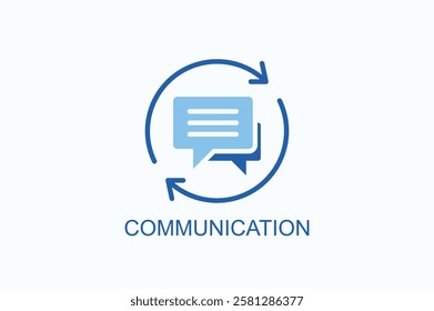 Communication Icon Or Logo Isolated Illustration
