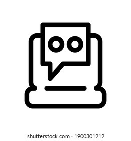 communication icon or logo isolated sign symbol vector illustration - high quality black style vector icons
