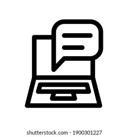 Kommunikationssymbol oder -logo, einzelne Zeichensymbole, Vektorgrafik - hochwertige Vektorsymbole in schwarzem Stil
