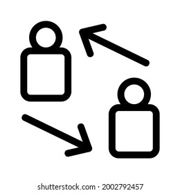 communication icon or logo isolated sign symbol vector illustration - high quality black style vector icons
