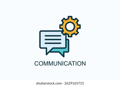 Communication Icon Or Logo Isolated Vector Illustration