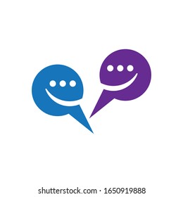 Communication icon logo vector template 