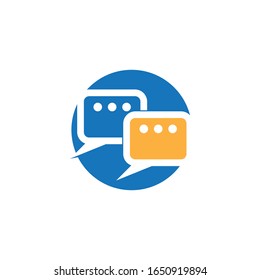 Communication icon logo vector template 