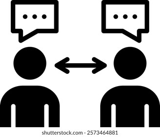 Communication Icon Mixed Vector Illustration
