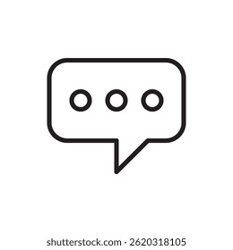 Ícone de comunicação que representa o bate-papo e o diálogo na plataforma digital para um melhor envolvimento e interação do usuário