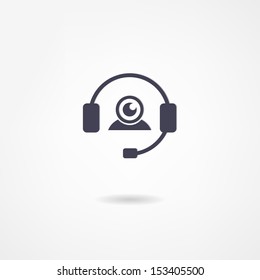 communication icon set