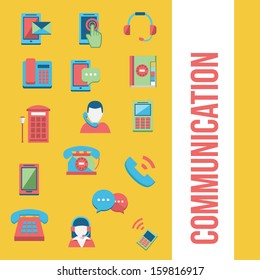 Communication Icon Set