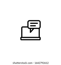 Communication Icon Set. Unique Minimalist editable vector.