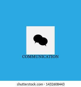 communication icon sign signifier vector