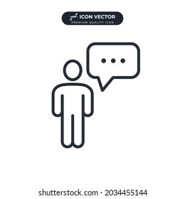 communication icon symbol template for graphic and web design collection logo vector illustration