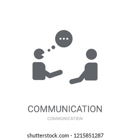 Communication icon. Trendy Communication logo concept on white background from Communication collection. Suitable for use on web apps, mobile apps and print media.