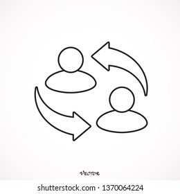 Communication Icon,  Vector, Flat, stock vector