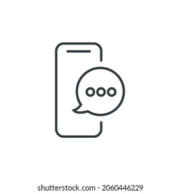 Communication icon, communication vector illustration