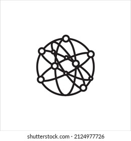 símbolo de ilustración del vector de icono de comunicación