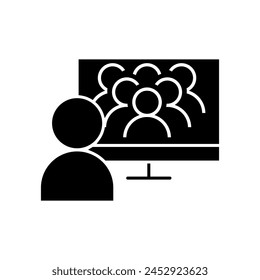 Communication icon vector. Interaction illustration sign. Connection symbol. Chat logo.