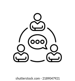Communication icon in vector. Logotype