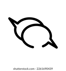 Ilustración de diseño de símbolos vectores de iconos de comunicación