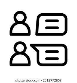 Communication Icon Vector Symbol Design Illustration