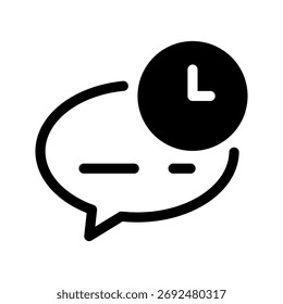 Ilustração de design de símbolo de vetor de ícone de comunicação