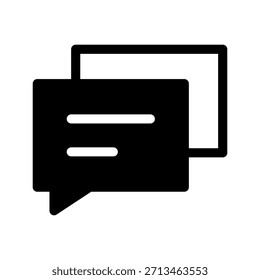 Ilustração de design de símbolo de vetor de ícone de comunicação