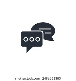 icono de comunicación. Vector. Trazo editable. signo de estilo lineal para uso Diseño web, logotipo. Ilustración de símbolo.