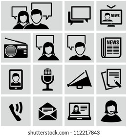 Communication icons