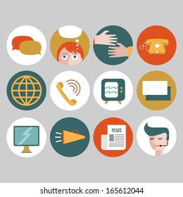 Communication icons