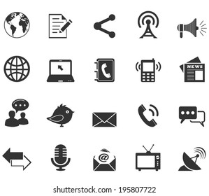 communication icons 