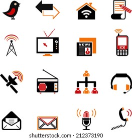 communication icons 
