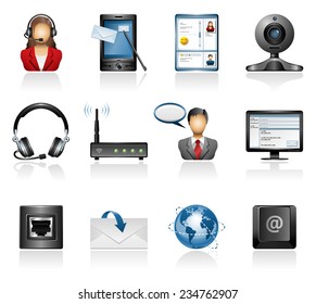 Communication icons