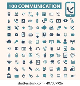 ícones de comunicação
