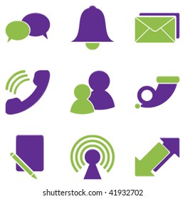 Communication icons