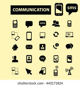 iconos de comunicación