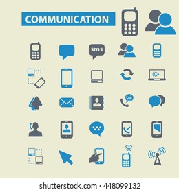iconos de comunicación
