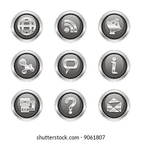 Communication icons.