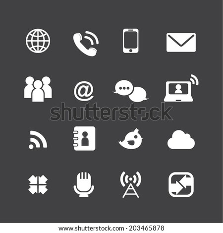 communication icons