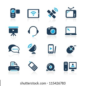 Communication Icons  // Azure Series