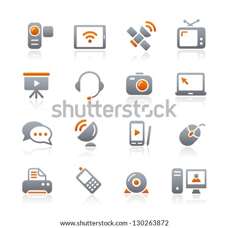 Communication Icons // Graphite Series